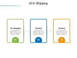 Ai in shipping ppt powerpoint presentation model example cpb