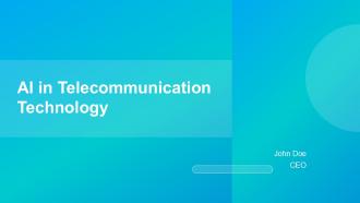 AI In Telecommunication Technology PPT Example ACP