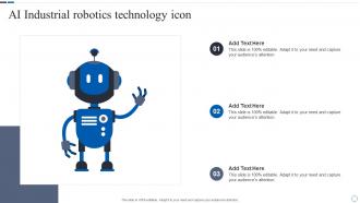 AI Industrial Robotics Technology Icon