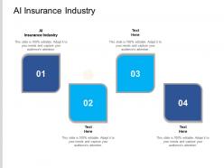 Ai insurance industry ppt powerpoint presentation introduction cpb