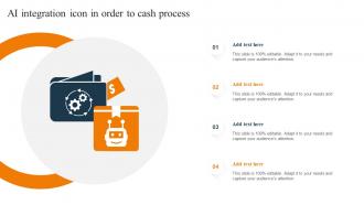 AI Integration Icon In Order To Cash Process