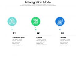 Ai integration model ppt powerpoint presentation model graphics example cpb