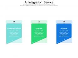 Ai integration service ppt powerpoint presentation ideas shapes cpb