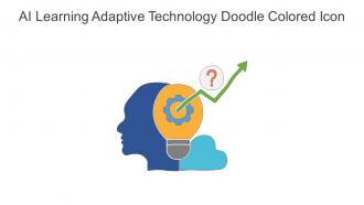 AI Learning Adaptive Technology Doodle Colored Icon In Powerpoint Pptx Png And Editable Eps Format