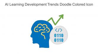 AI Learning Development Trends Doodle Colored Icon In Powerpoint Pptx Png And Editable Eps Format