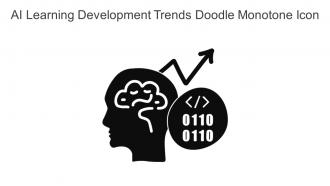 AI Learning Development Trends Doodle Monotone Icon In Powerpoint Pptx Png And Editable Eps Format