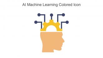AI Machine Learning Colored Icon In Powerpoint Pptx Png And Editable Eps Format