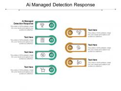 Ai managed detection response ppt powerpoint presentation outline example cpb