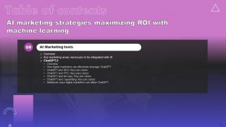 AI Marketing Strategies Maximizing ROI With Machine Learning AI CD V Informative Impactful