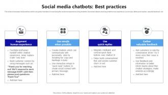 Ai Marketing Technologies Social Media Chatbots Best Practices AI SS