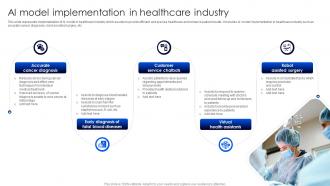 AI Model Implementation In Healthcare Industry