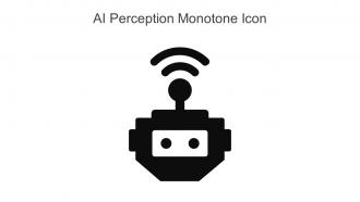 AI Perception Monotone Icon In Powerpoint Pptx Png And Editable Eps Format