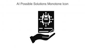 AI Possible Solutions Monotone Icon In Powerpoint Pptx Png And Editable Eps Format