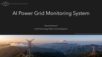 AI Power Grid Monitoring System PPT Demonstration VA