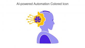 AI Powered Automation Colored Icon In Powerpoint Pptx Png And Editable Eps Format