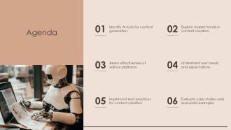 AI Powered Content Creation Tools PPT Graphics AT Researched Adaptable