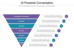 Ai powered conversation ppt powerpoint presentation pictures slides cpb