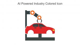 AI Powered Industry Colored Icon In Powerpoint Pptx Png And Editable Eps Format