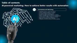AI Powered Marketing How To Achieve Better Results With Automation PowerPoint Presentation Slides AI CD Pre-designed Interactive