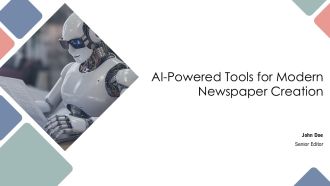 AI Powered Tools For Modern Newspaper Creation PPT Guidelines AT