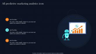 AI Predictive Marketing Analytics Icon