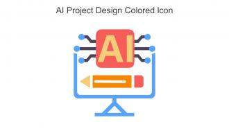 AI Project Design Colored Icon In Powerpoint Pptx Png And Editable Eps Format