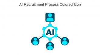AI Recruitment Process Colored Icon In Powerpoint Pptx Png And Editable Eps Format