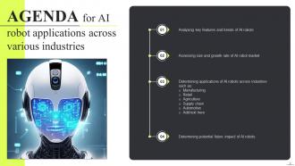 AI Robot Applications Across Various Industries AI CD Multipurpose Images