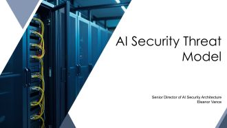 AI Security Threat Model PPT Powerpoint VA