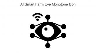 AI Smart Farm Eye Monotone Icon In Powerpoint Pptx Png And Editable Eps Format