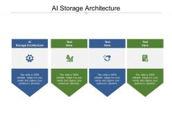 Ai storage architecture ppt powerpoint presentation model summary cpb
