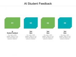Ai student feedback ppt powerpoint presentation styles outline cpb