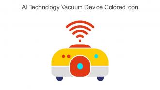 AI Technology Vacuum Device Colored Icon In Powerpoint Pptx Png And Editable Eps Format