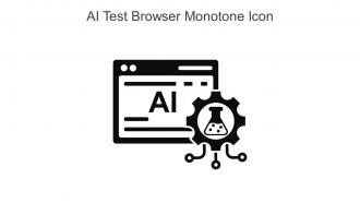 AI Test Browser Monotone Icon In Powerpoint Pptx Png And Editable Eps Format