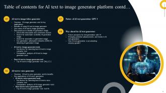 AI Text To Image Generator Platform Powerpoint Presentation Slides AI CD V Appealing Good