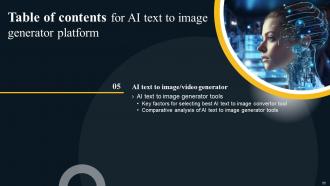 AI Text To Image Generator Platform Powerpoint Presentation Slides AI CD V Best Content Ready