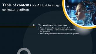 AI Text To Image Generator Platform Powerpoint Presentation Slides AI CD V Appealing Content Ready