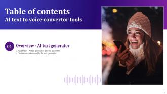 AI Text To Voice Convertor Tools Powerpoint Presentation Slides AI CD V Captivating Image