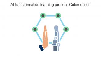 AI Transformation Learning Process Colored Icon In Powerpoint Pptx Png And Editable Eps Format