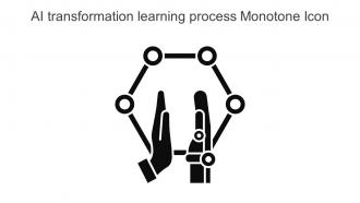 AI Transformation Learning Process Monotone Icon In Powerpoint Pptx Png And Editable Eps Format