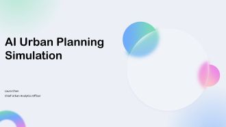 AI Urban Planning Simulation PPT Slides VA
