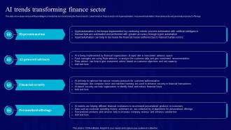 AI Use Cases For Finance AI Trends Transforming Finance Sector AI SS V