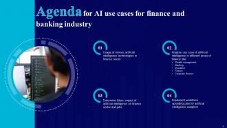 AI Use Cases For Finance And Banking Industry AI CD V Captivating Template