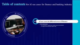 AI Use Cases For Finance And Banking Industry AI CD V Ideas Idea