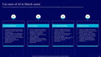 AI Use Cases For Finance And Banking Industry AI CD V Downloadable Ideas