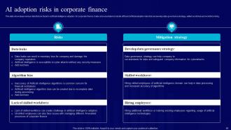 AI Use Cases For Finance And Banking Industry AI CD V Impressive Ideas