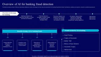 AI Use Cases For Finance Overview Of AI For Banking Fraud Detection AI SS V