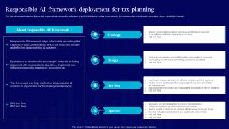 AI Use Cases For Finance Responsible AI Framework Deployment For Tax Planning AI SS V