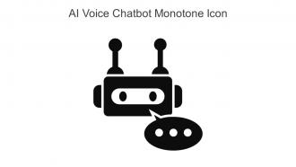 Ai Voice Chatbot Monotone Icon In Powerpoint Pptx Png And Editable Eps Format