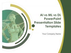 Ai vs ml vs dl powerpoint presentation slide templates complete deck